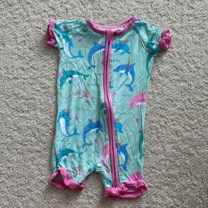 Little Sleepies Dancing Dolphin Shorty Zippy